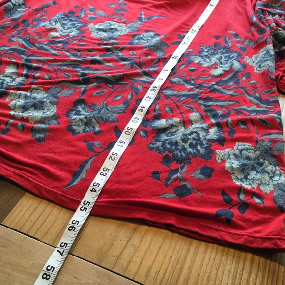 NWT FREE PEOPLE Midnight Garden Red Floral Maxi Dress - Picture 12 of 14